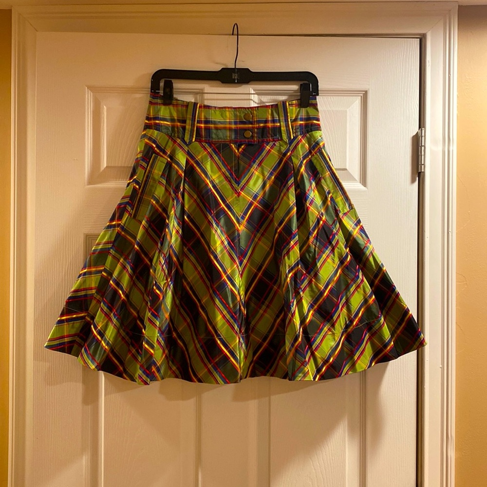 NWT. J Crew Silk Skirt 22” length
